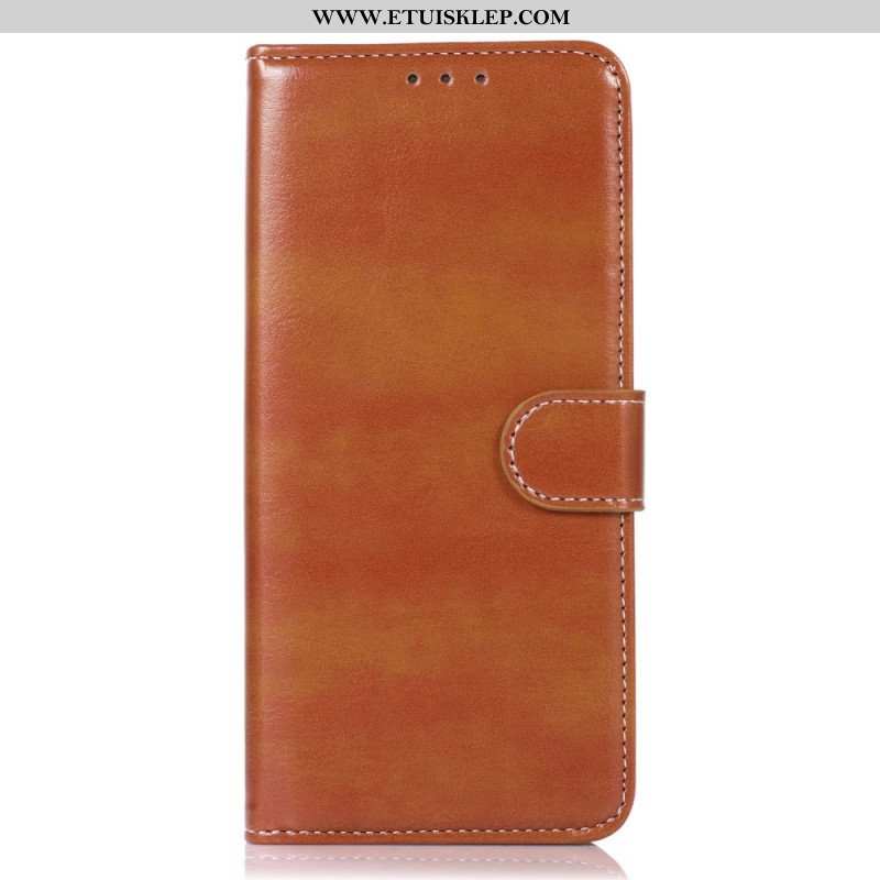 Etui Folio do Samsung Galaxy A13 Gładki Ze Szwami